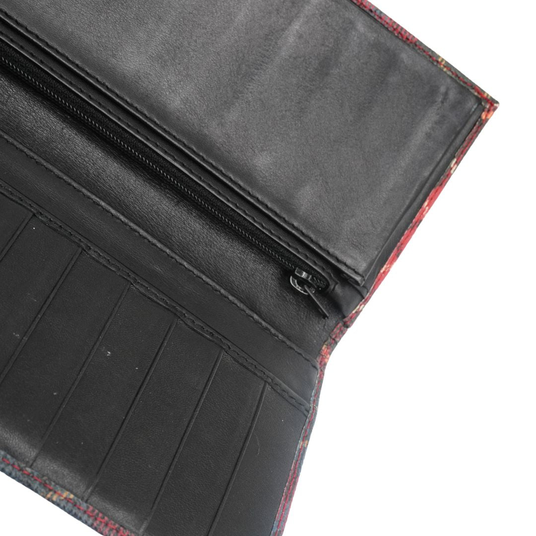 Cartera Vivienne Westwood Derby Tartan Long Wallet