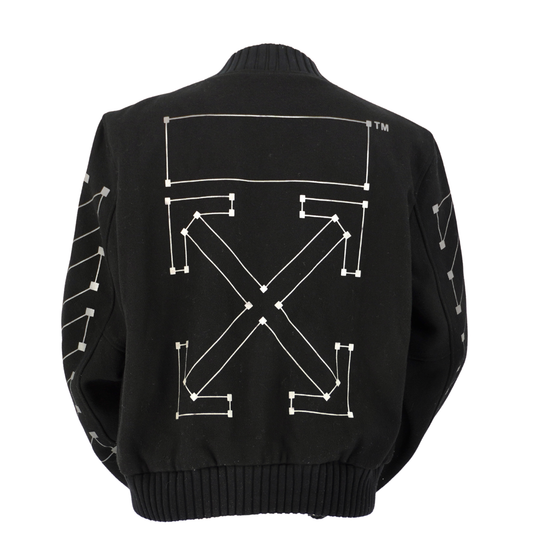 Chamarra Off-White Negro 2013