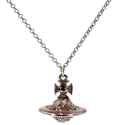 Collar Vivienne Westwood Saturn Plateado