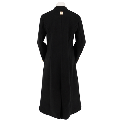 Abrigo Negro Cashmere Schiaparelli