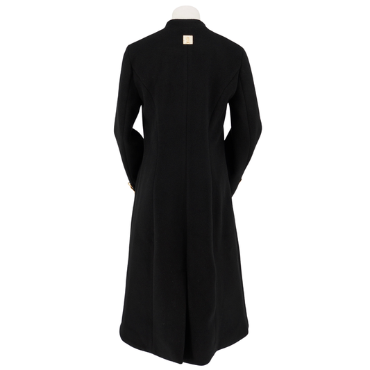 Abrigo Negro Cashmere Schiaparelli