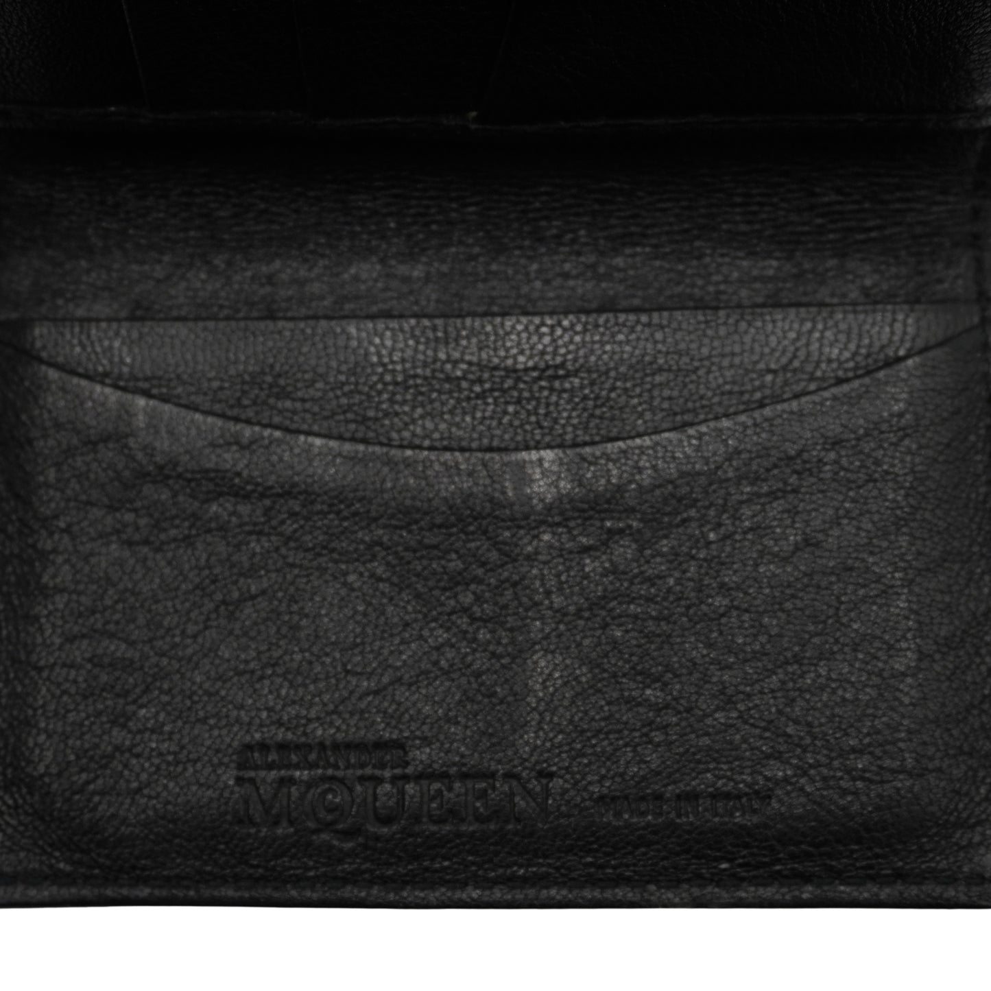 Cartera Alexander McQueen Skull Leather Pocket Organizer