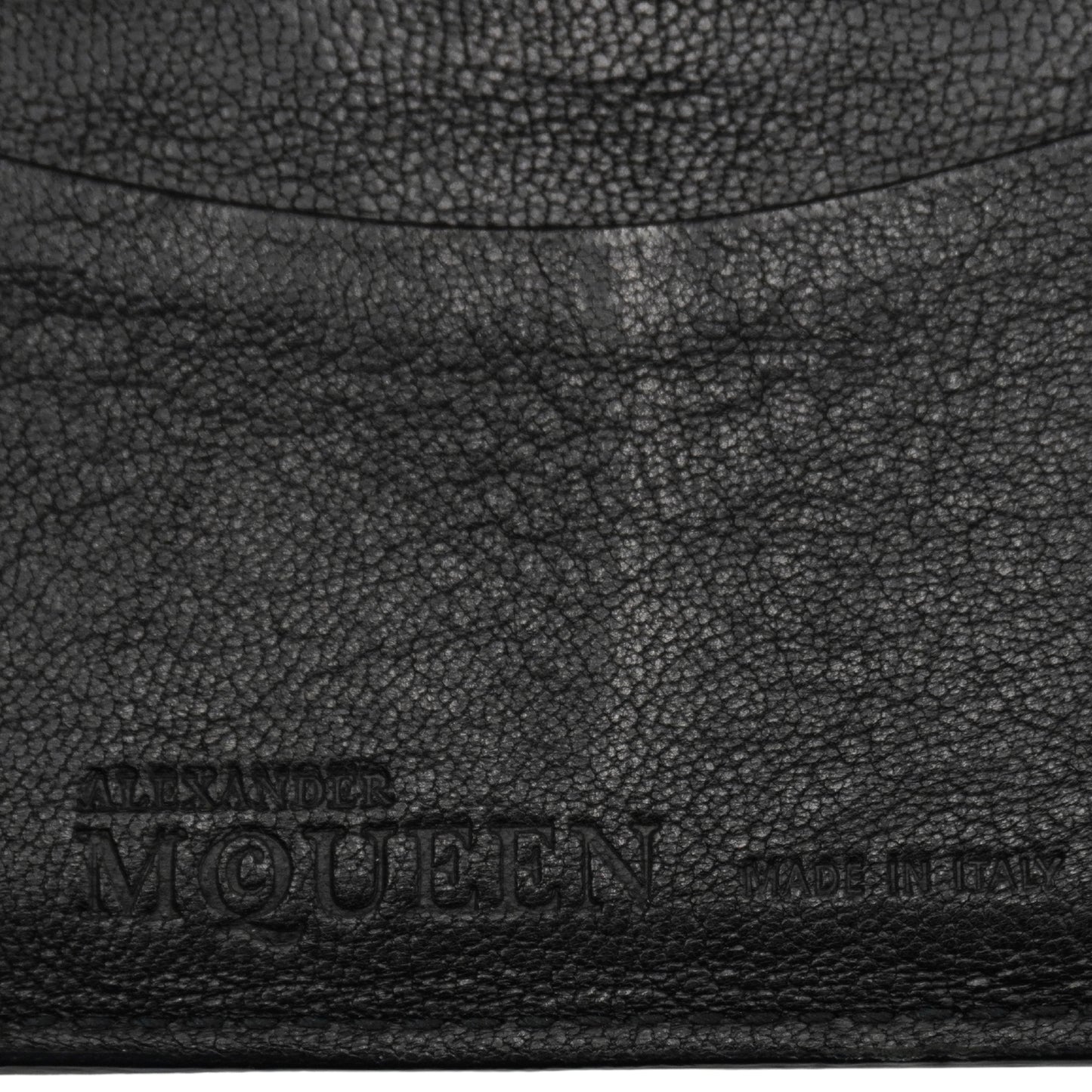 Cartera Alexander McQueen Skull Leather Pocket Organizer