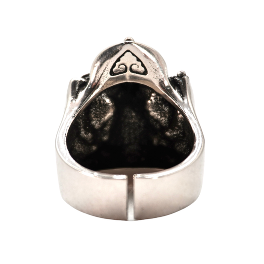 Anillo Ganesha Plateado