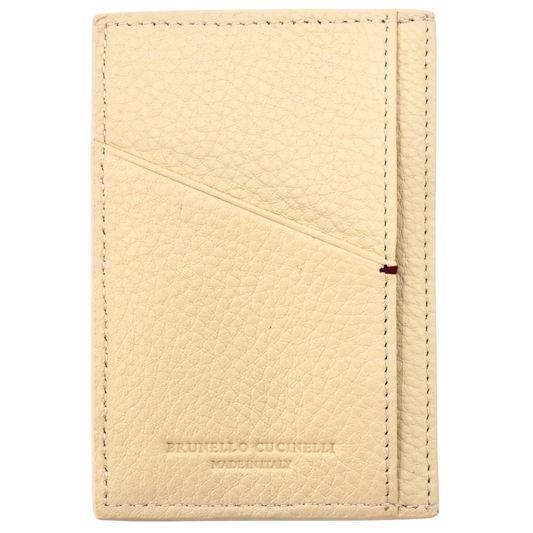 Tarjetero Brunello Cucinelli Beige