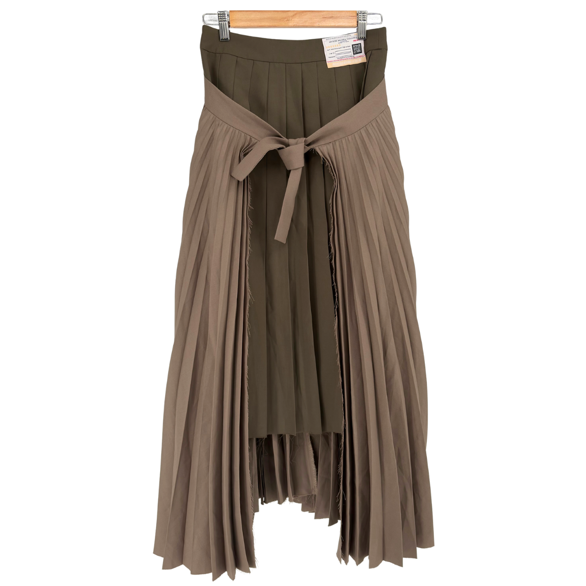 Falda Mihara Yasuhiro MMY Pleated Gris