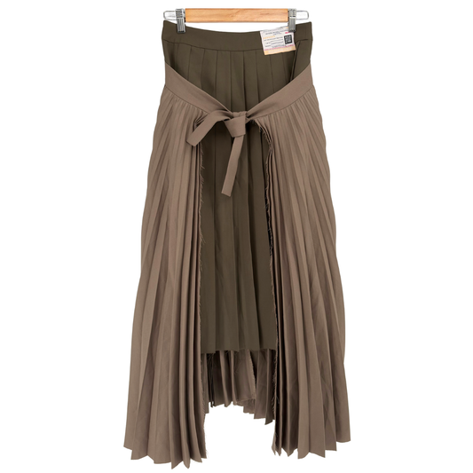 Falda Mihara Yasuhiro MMY Pleated Gris