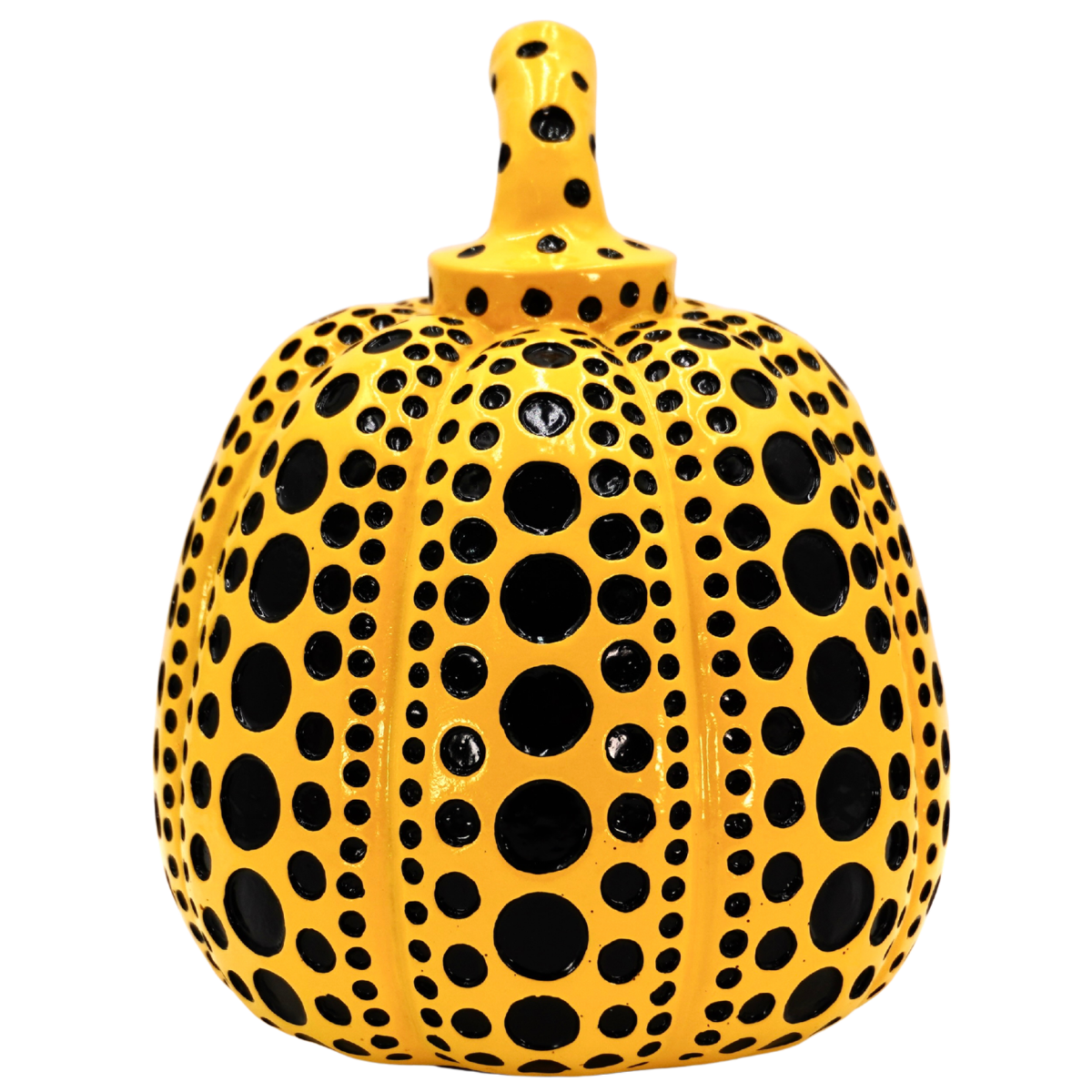 Pumpkin Yellow Dots Sculpture