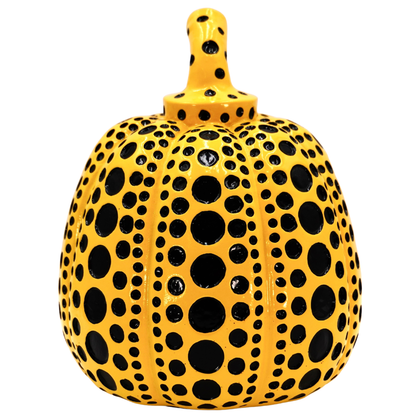 Pumpkin Yellow Dots Sculpture