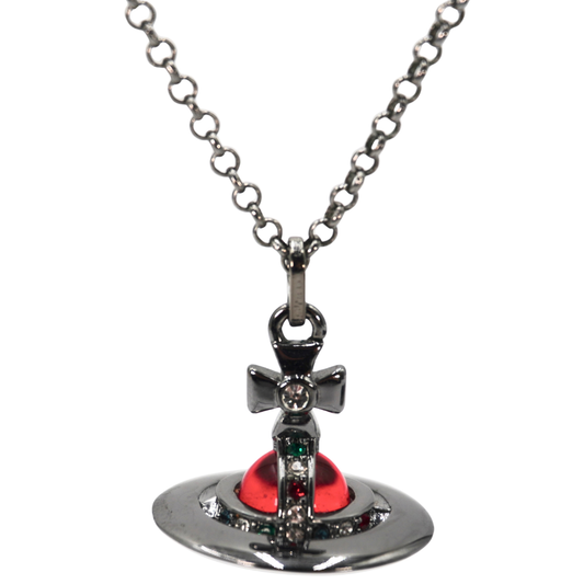 Collar Vivienne Westwood Orb Gunmetal