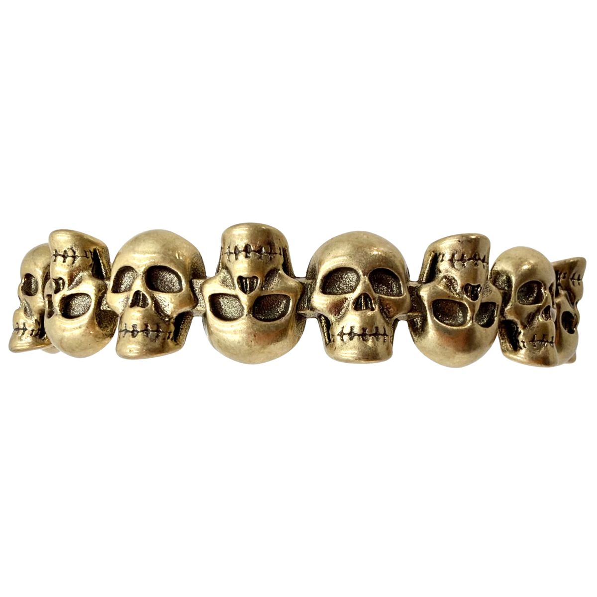 Pulsera Alexander McQueen Skull Dorado