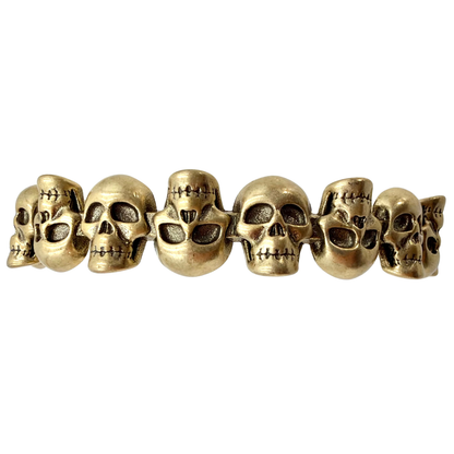 Pulsera Alexander McQueen Skull Dorado