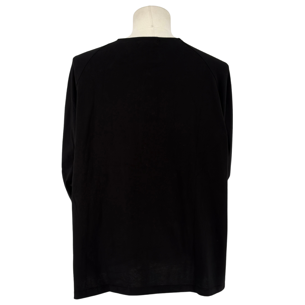 Playera Yohji Yamamoto Henley Negro