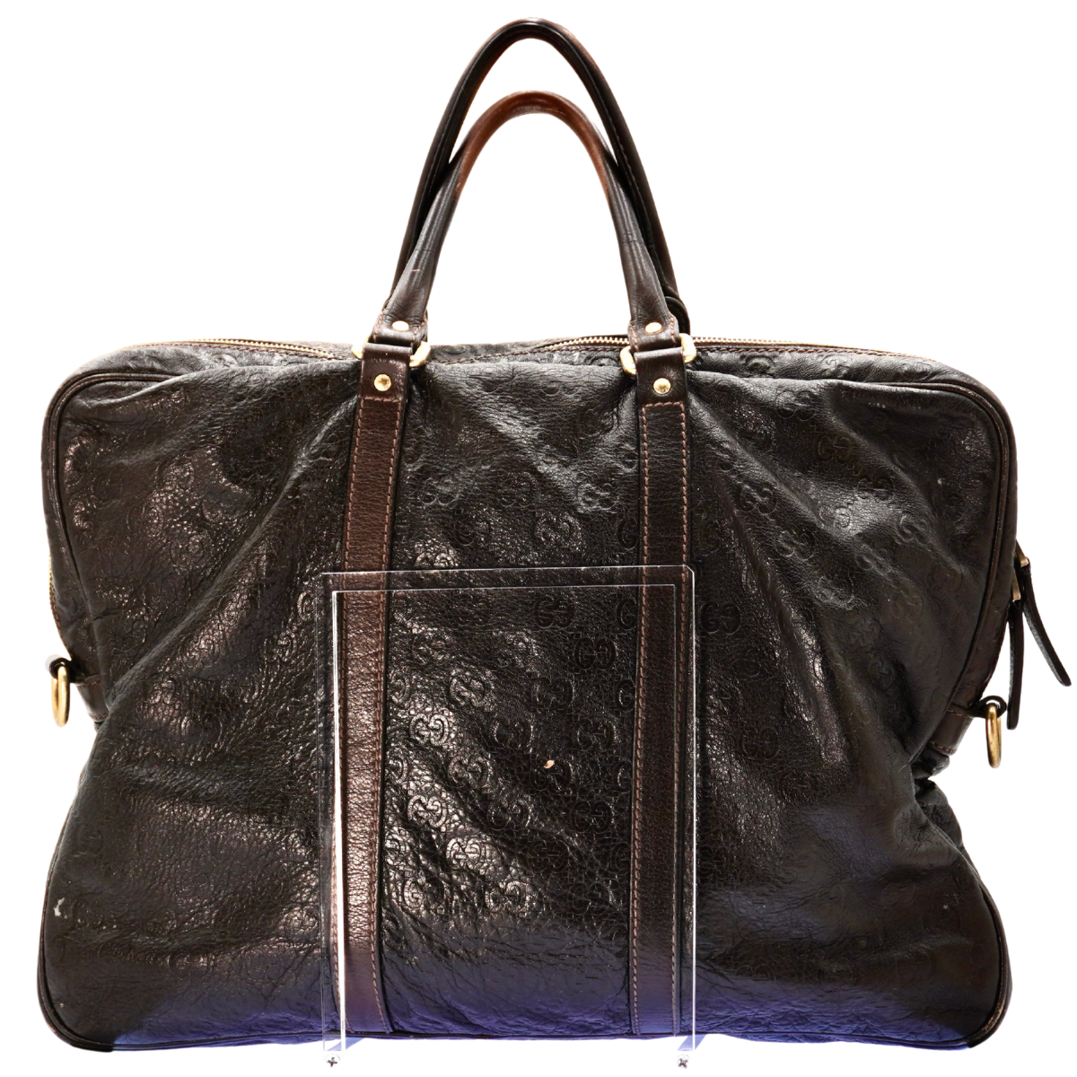 Bolsa Briefcase Gucci Leather