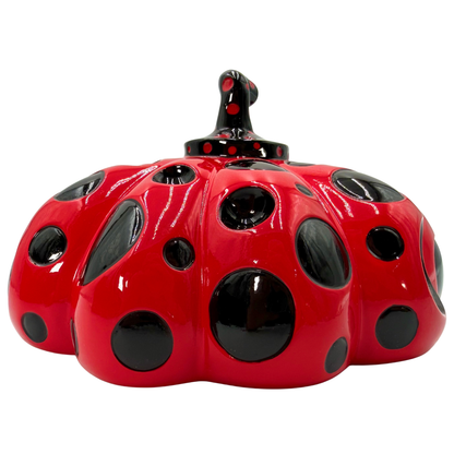 Escultura Yayoi Kusama Calabaza