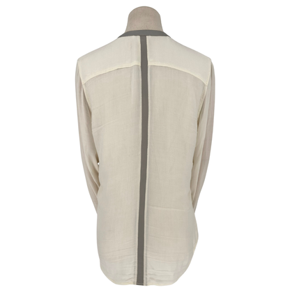 Camisa Helmut Lang Sheepskin Trimmed Shirt