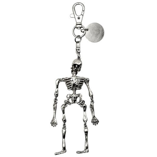 Llavero Yohji Yamamoto Skeleton Plateado