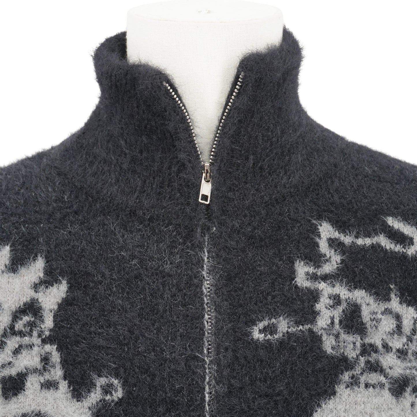 Suéter Mohair Brushed Cardigan