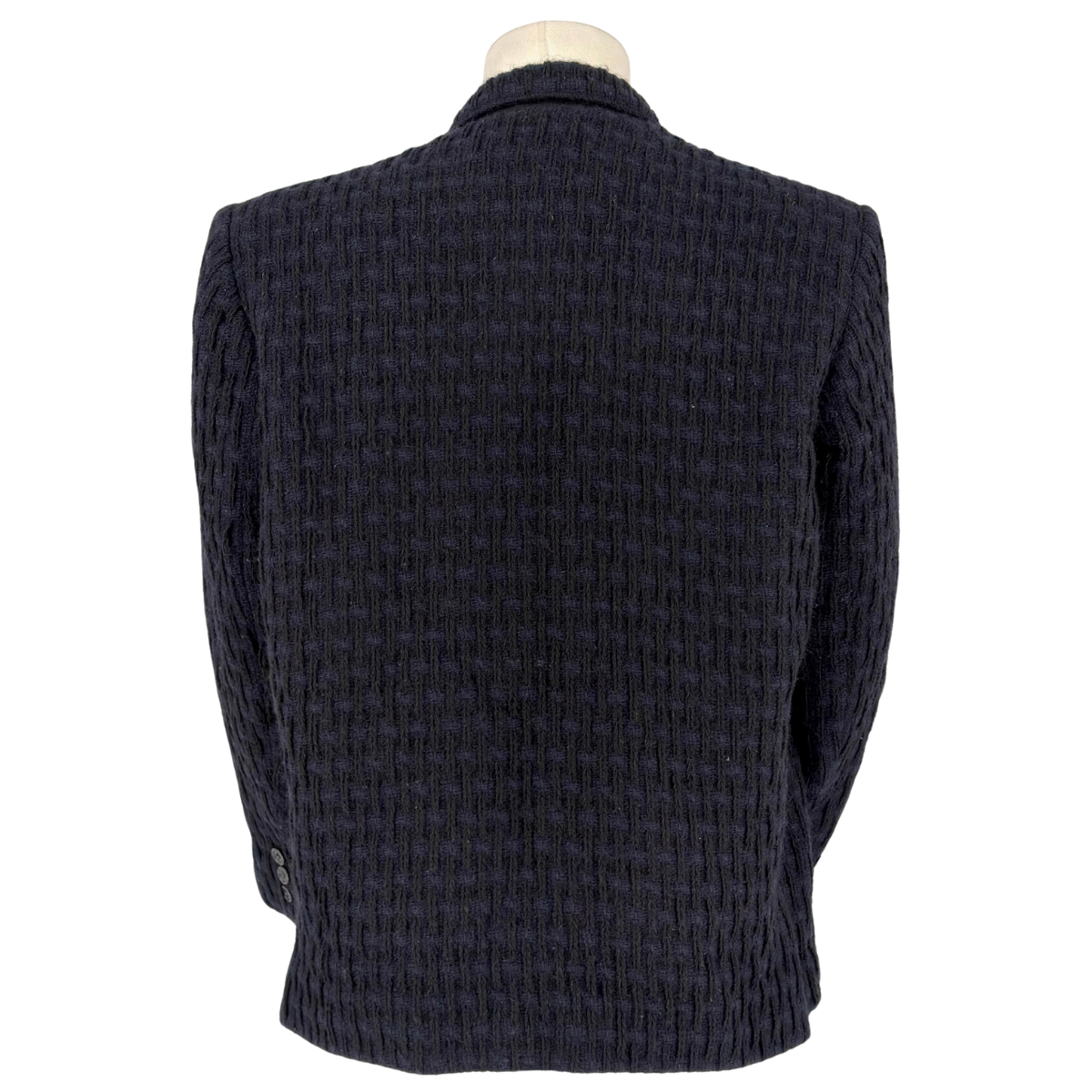 Saco Y's for Men Peak Lapel Knit Navy