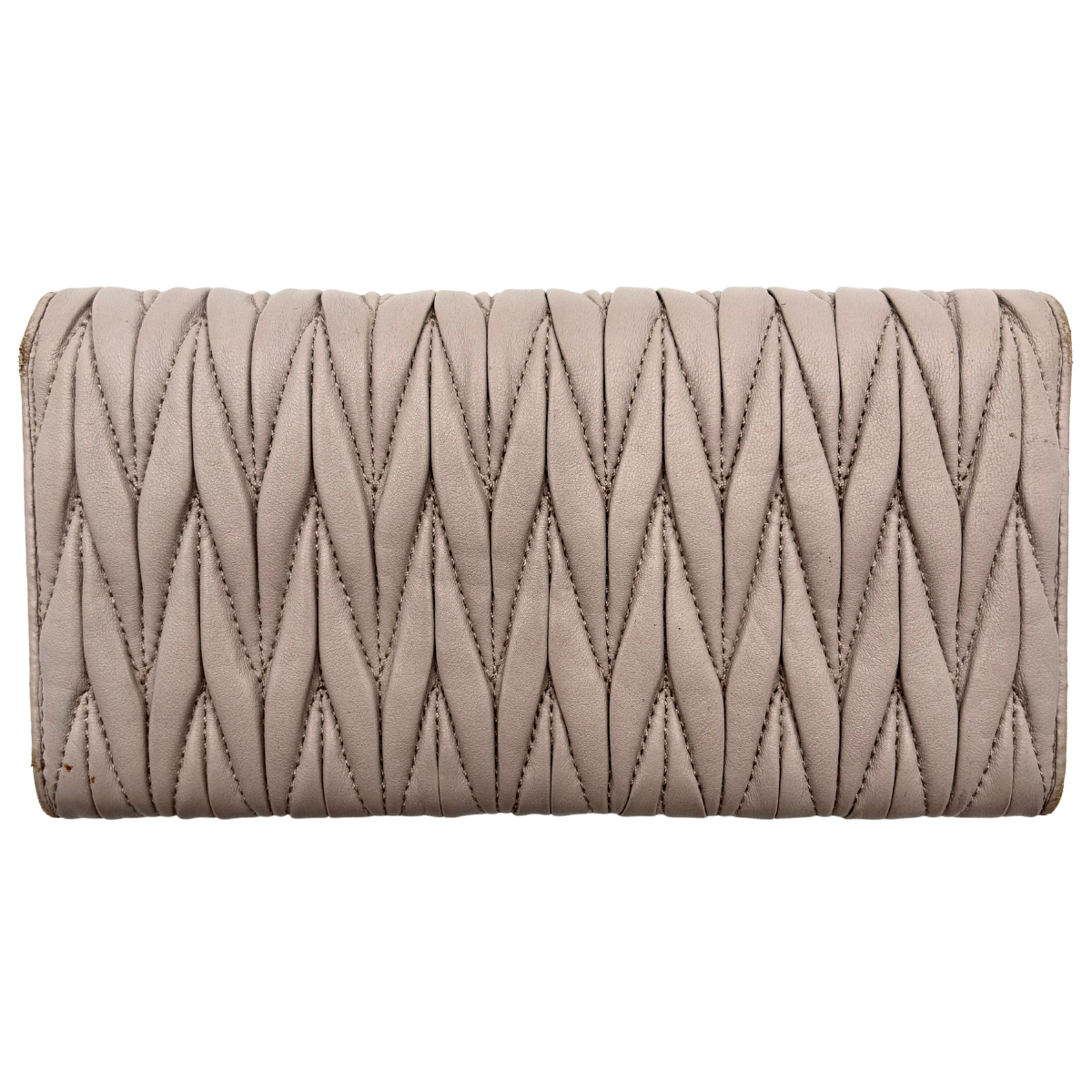 Cartera Miu Miu Matelassé Gris