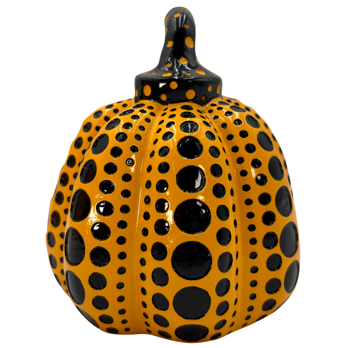 Escultura decorativa Yayoi Kusama Calabaza Amarillo