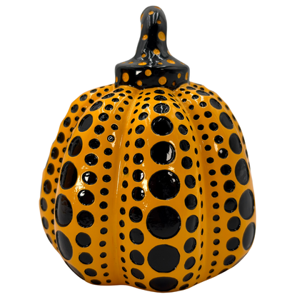 Escultura decorativa Yayoi Kusama Calabaza Amarillo