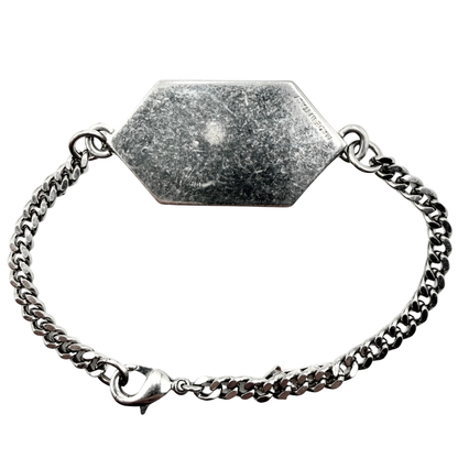 Pulsera Off-White Logo Plateado