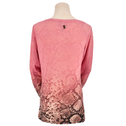 Blusa Roberto Cavalli Rosa Long Sleeve