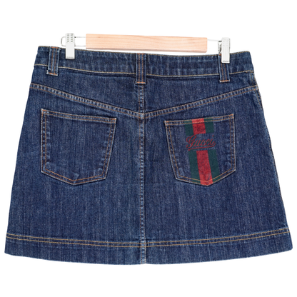 Falda Gucci Mezclilla