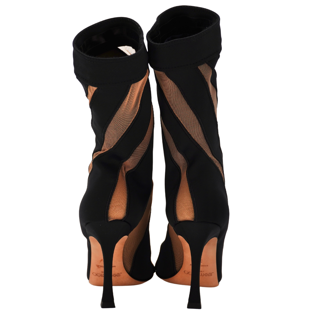 Botines Jimmy Choo x Mugler Negro