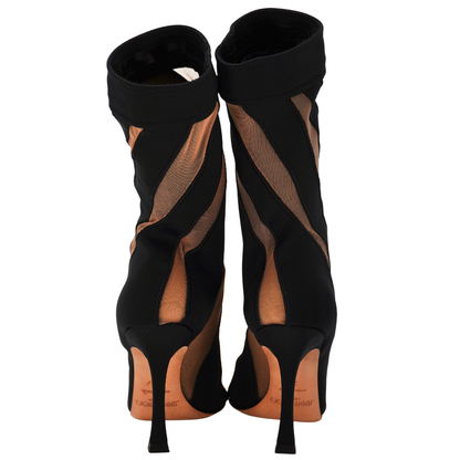 Botines Jimmy Choo x Mugler Negro