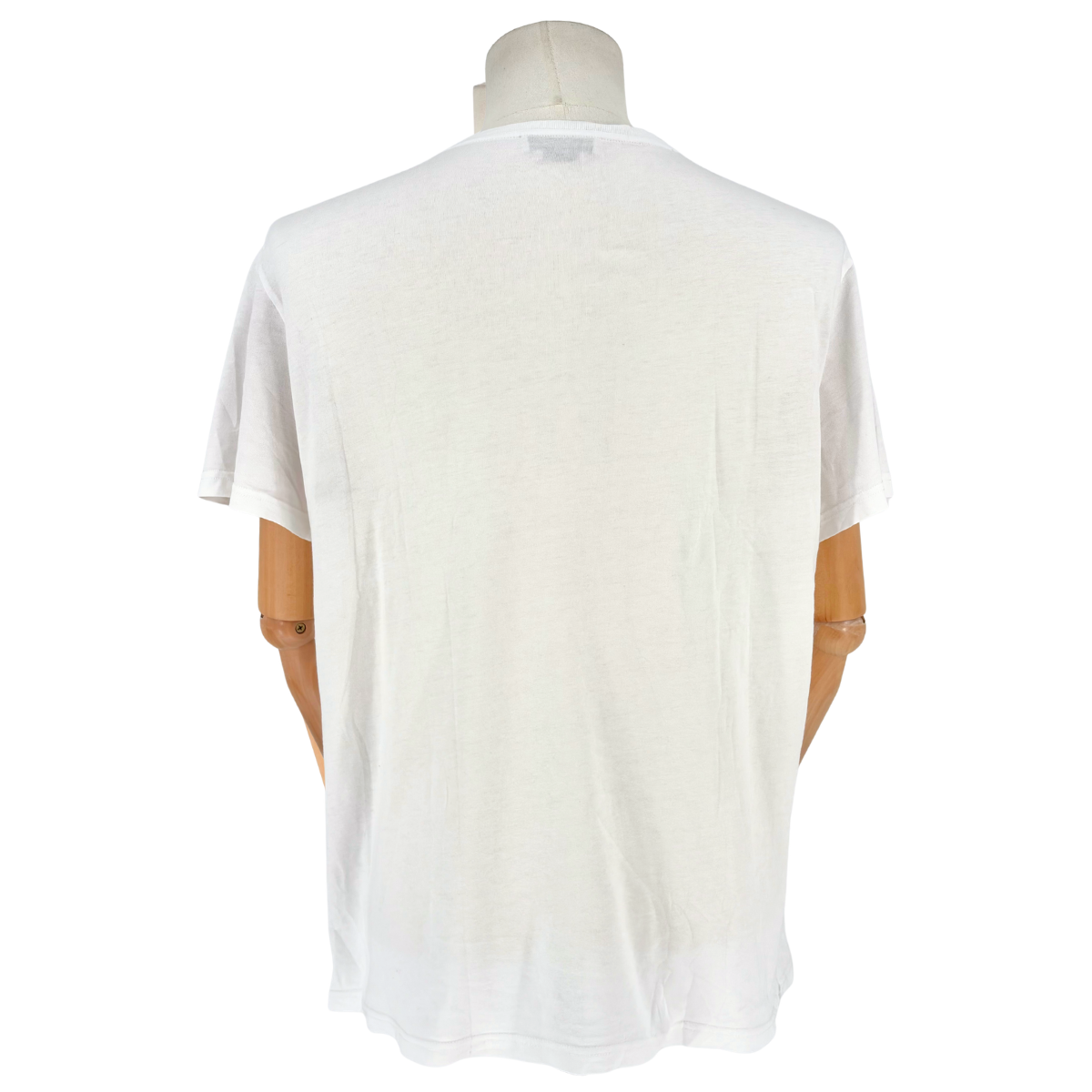 Playera Alexander McQueen London Map Skull Blanco
