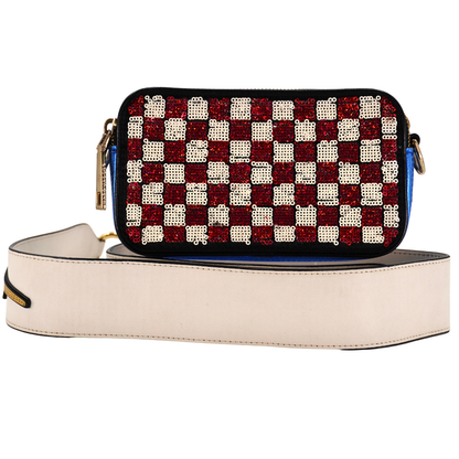 Bolsa Marc Jacobs Snapshot Sequin Check