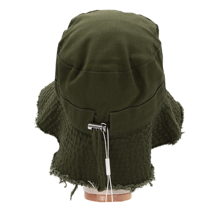 Bucket Hat Jacquemus Le bob Artichaut Verde Distressed