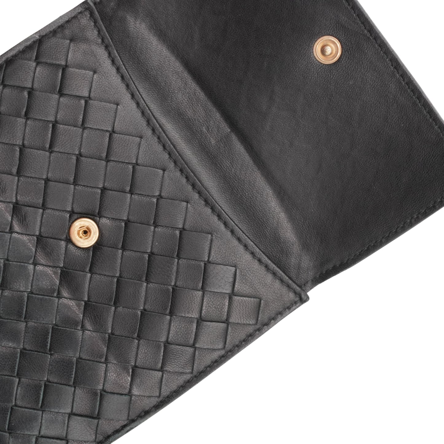 Billetera Bottega Veneta negra