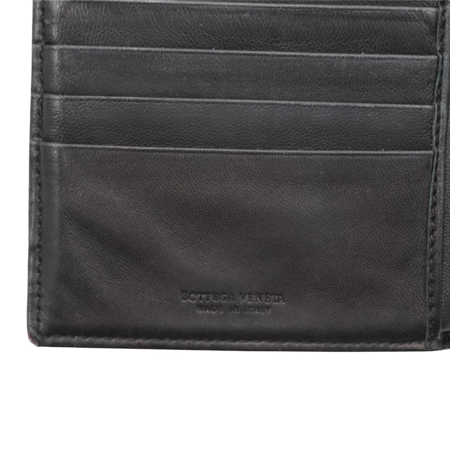Billetera Bottega Veneta negra