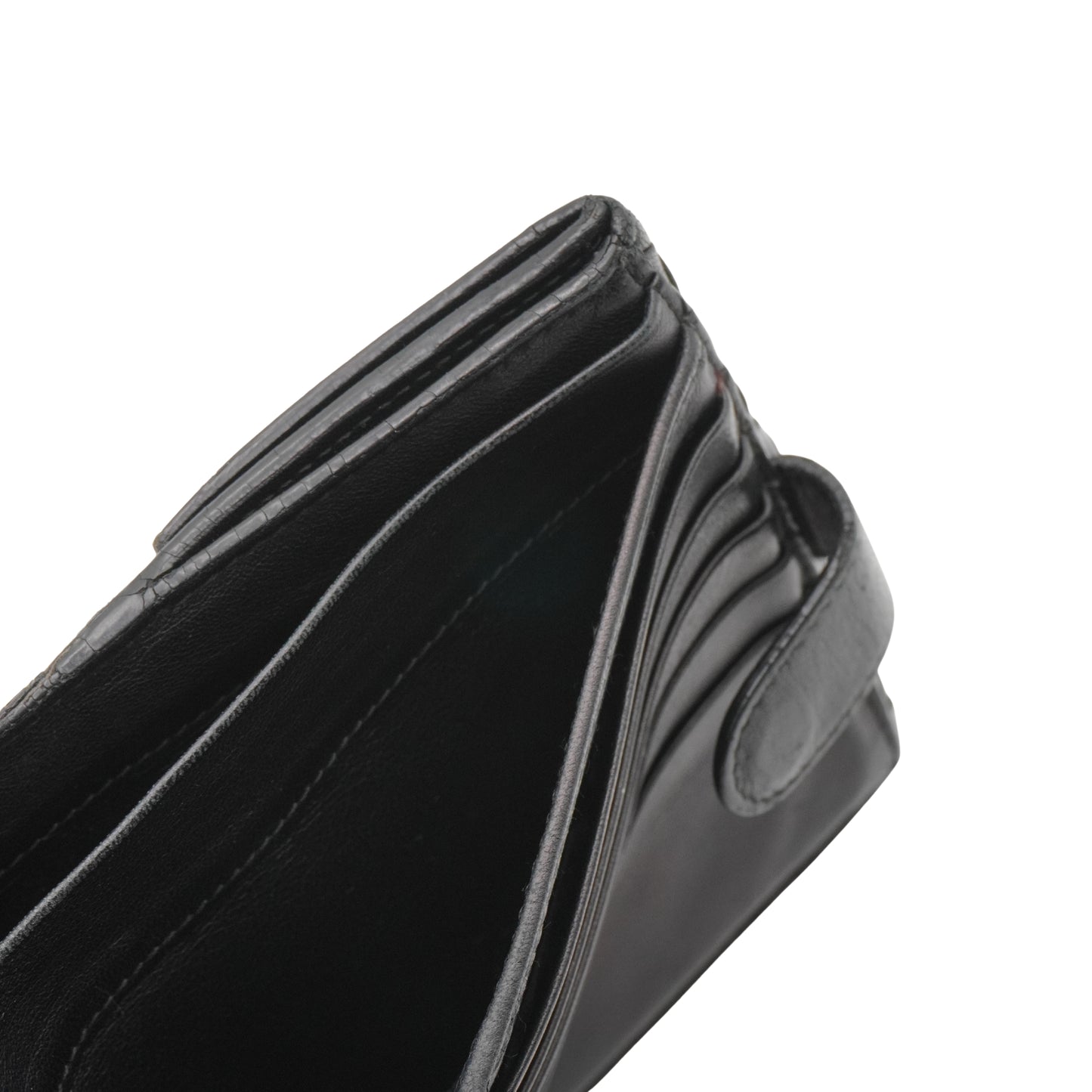 Billetera Bottega Veneta negra