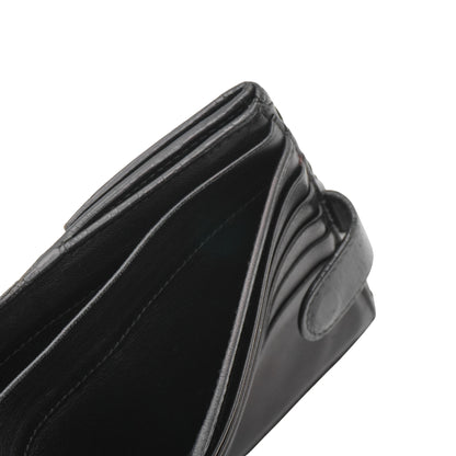 Billetera Bottega Veneta negra