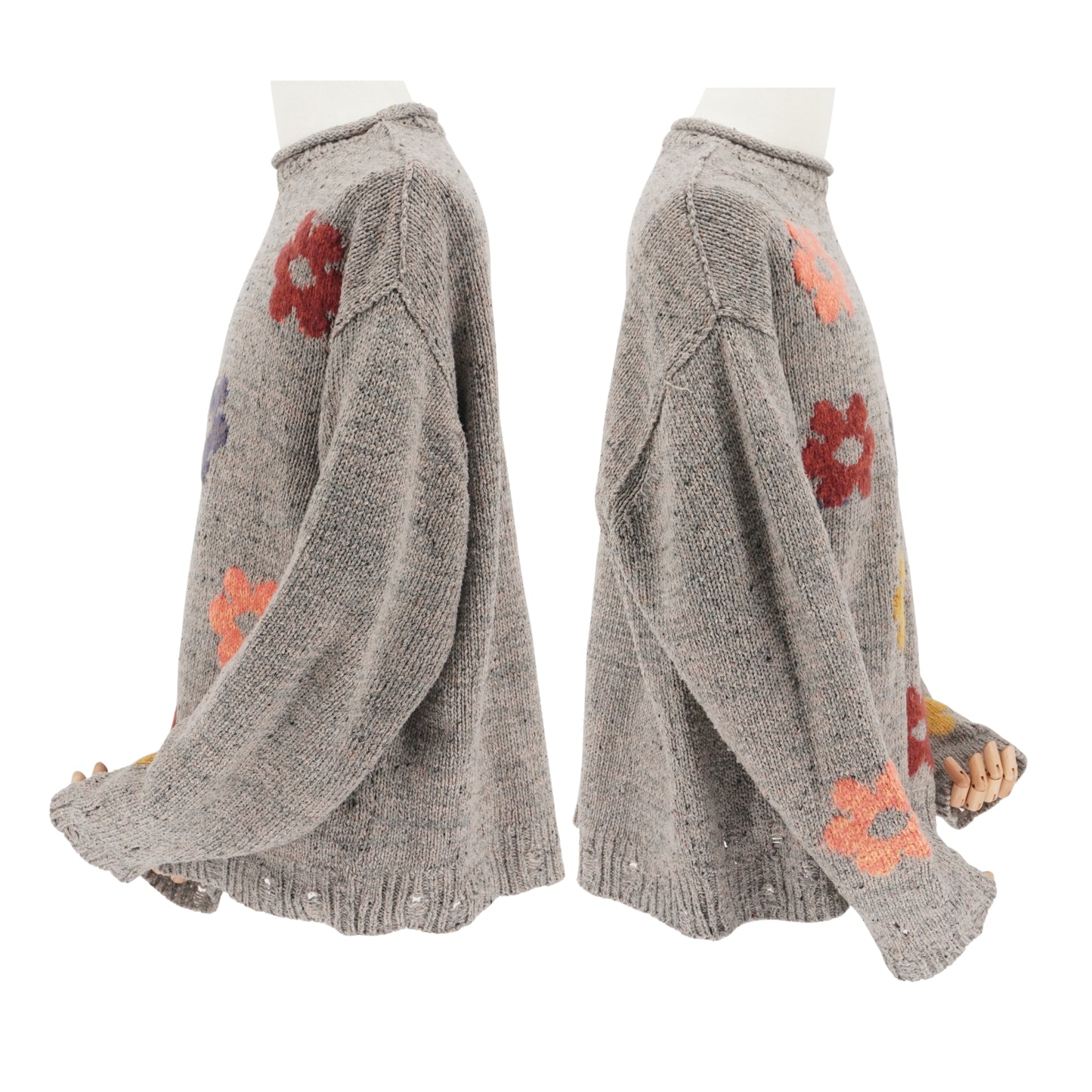 Suéter Acne Studios Floral Intarsia Wool