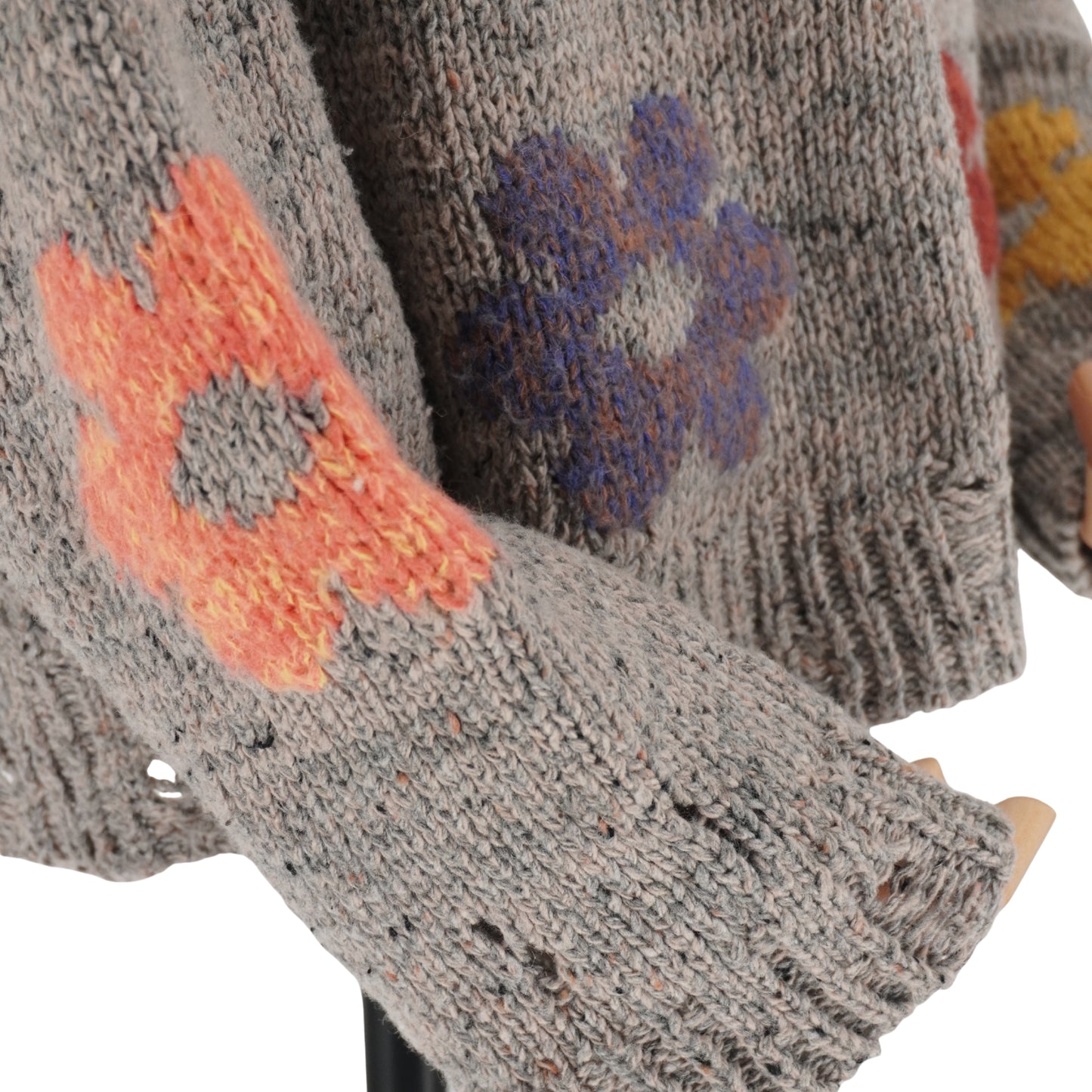 Suéter Acne Studios Floral Intarsia Wool