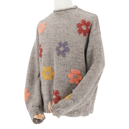 Suéter Acne Studios Floral Intarsia Wool