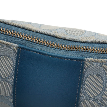 Bolsa Coach Swinger Bag in Signature Jacquard Azul