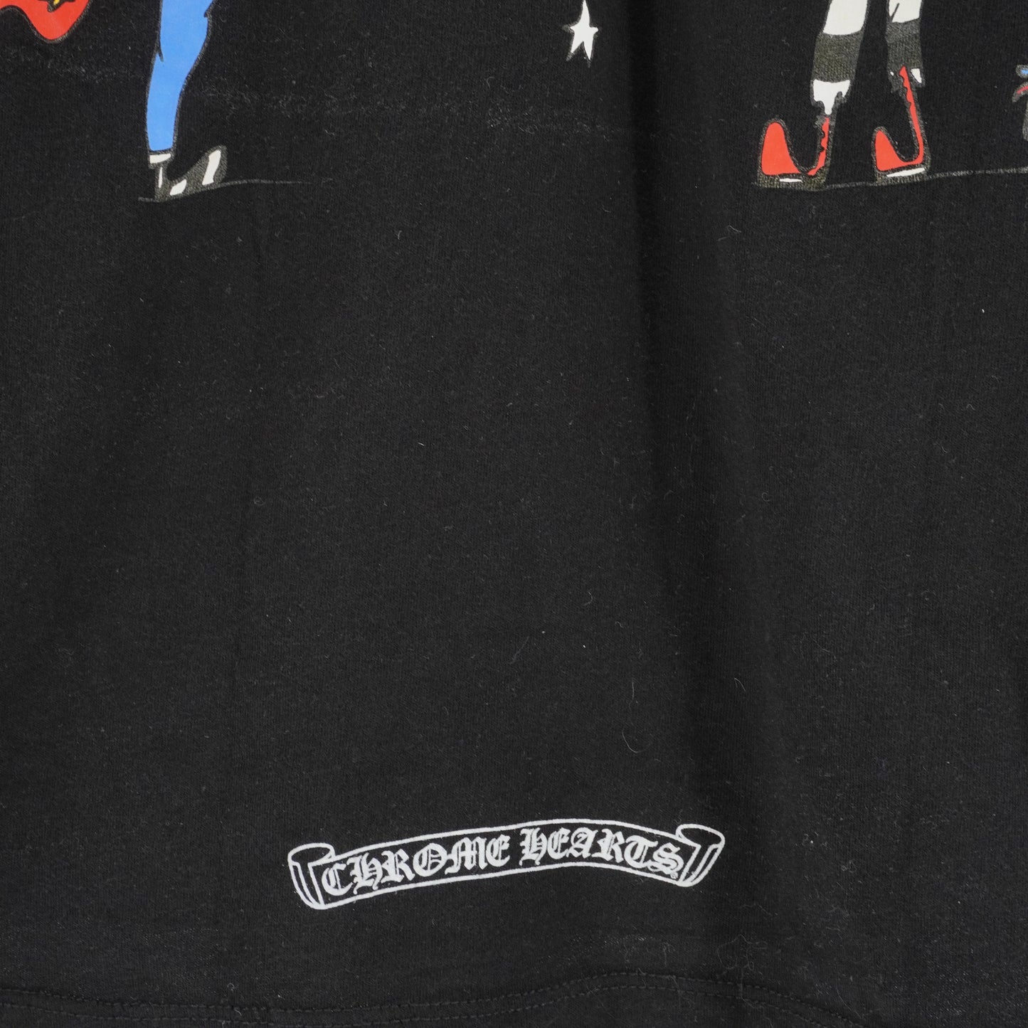 Playera Chrome Hearts Los Angeles Graphic Print Black