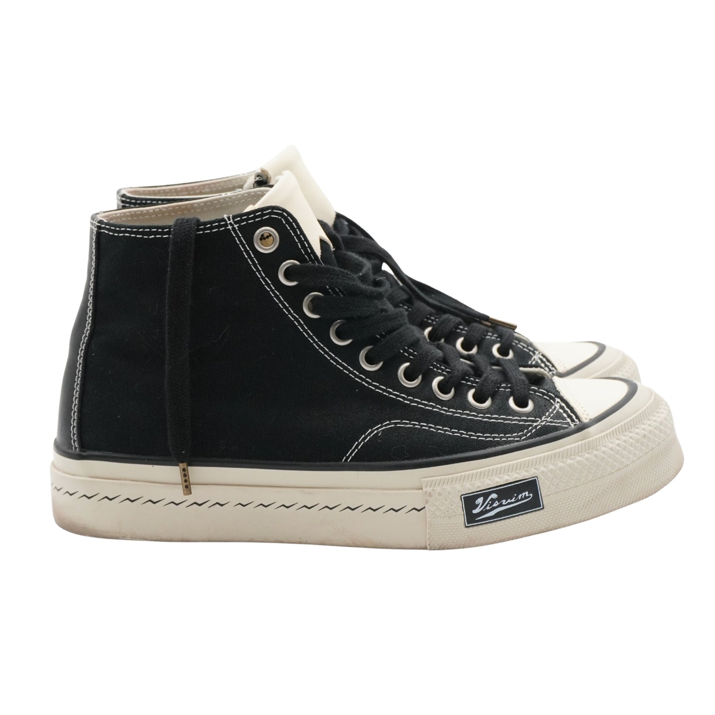 Tenis Visvim Skagway Hi Canvas Leather Patch