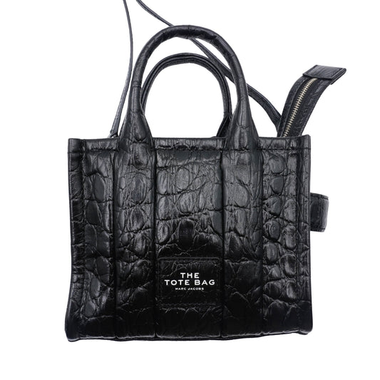 Marc Jacobs The Croc-Embossed Micro Tote Bag