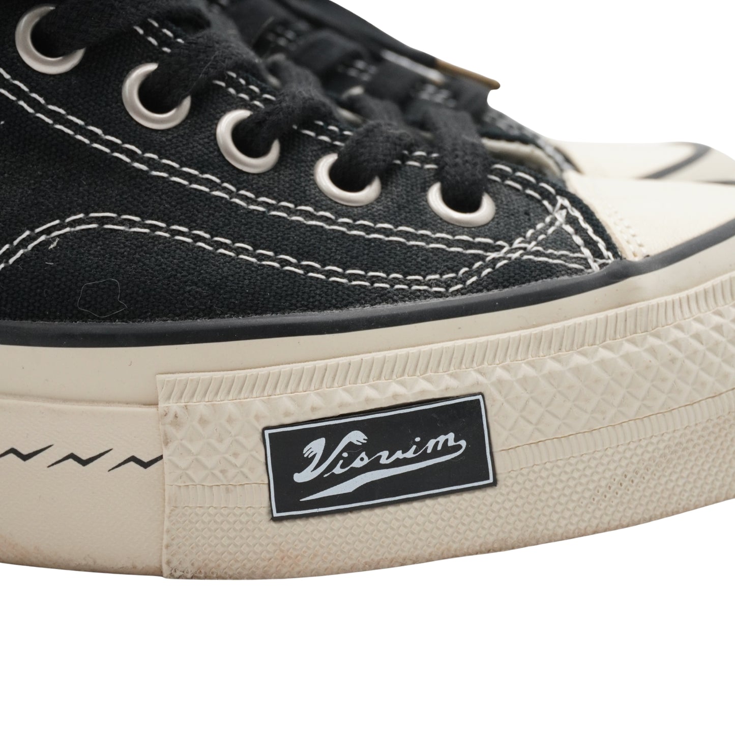 Tenis Visvim Skagway Hi Canvas Leather Patch