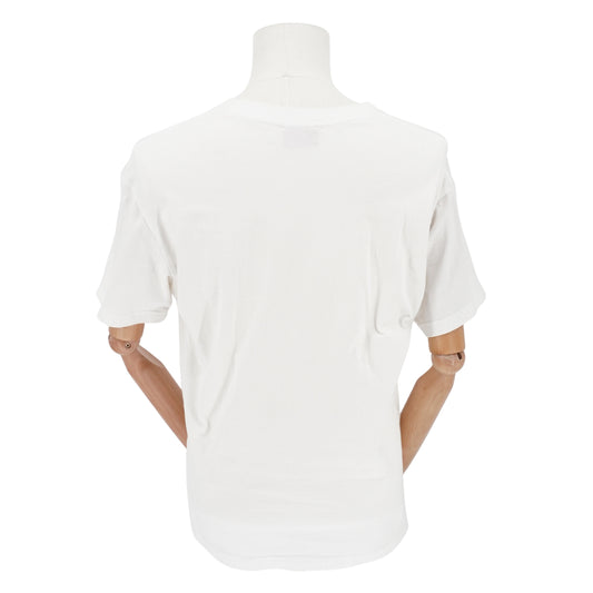 Playera Diesel Blanca con parche Oval D