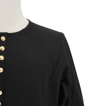 Playera Yohji Yamamoto Gold buckle collar