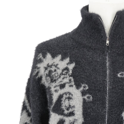 Suéter Mohair Brushed Cardigan