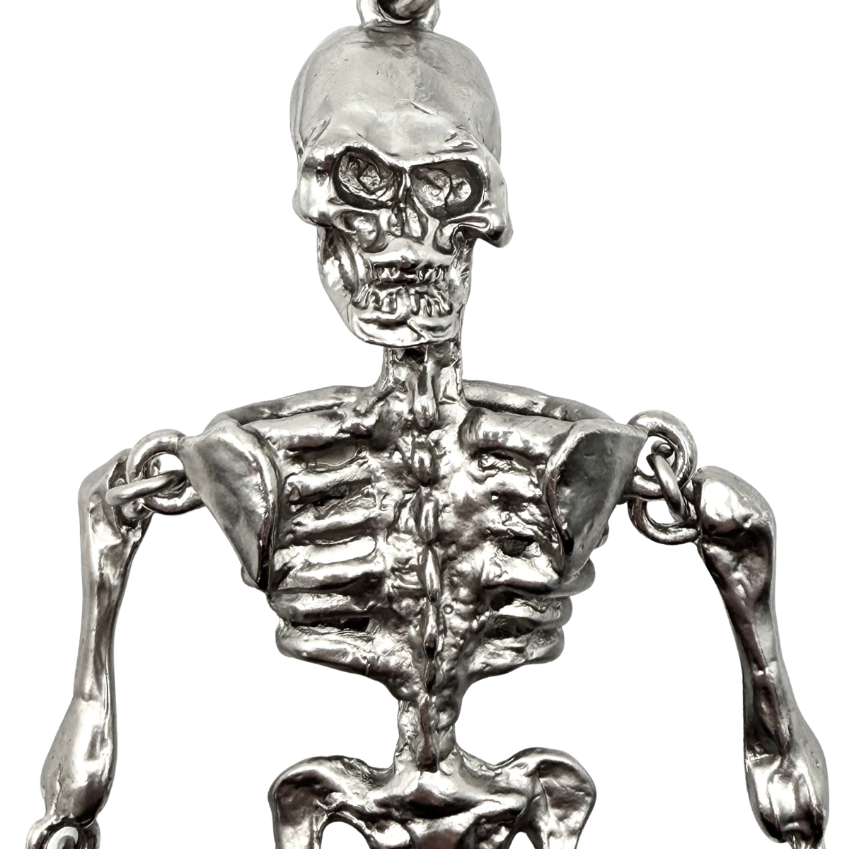 Llavero Yohji Yamamoto Skeleton Plateado